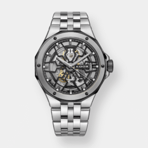 edox . delfin mecano skeleton automatik 43mm edelstahl