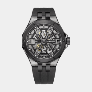 edox . delfin mecano skeleton automatik 43mm kautschuk