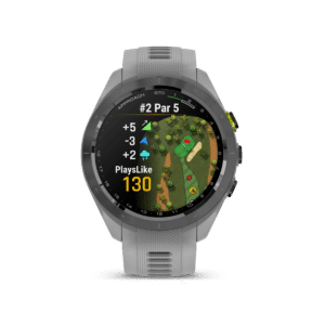 garmin approach s70 amoled 42 mm pudergrau – golf & lifestyle / silikonarmband