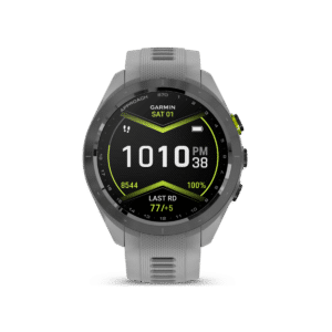 garmin approach s70 amoled 42 mm pudergrau – golf & lifestyle / silikonarmband