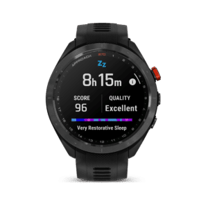 garmin approach s70 amoled 47 mm schwarz – golf & lifestyle / silikonarmband