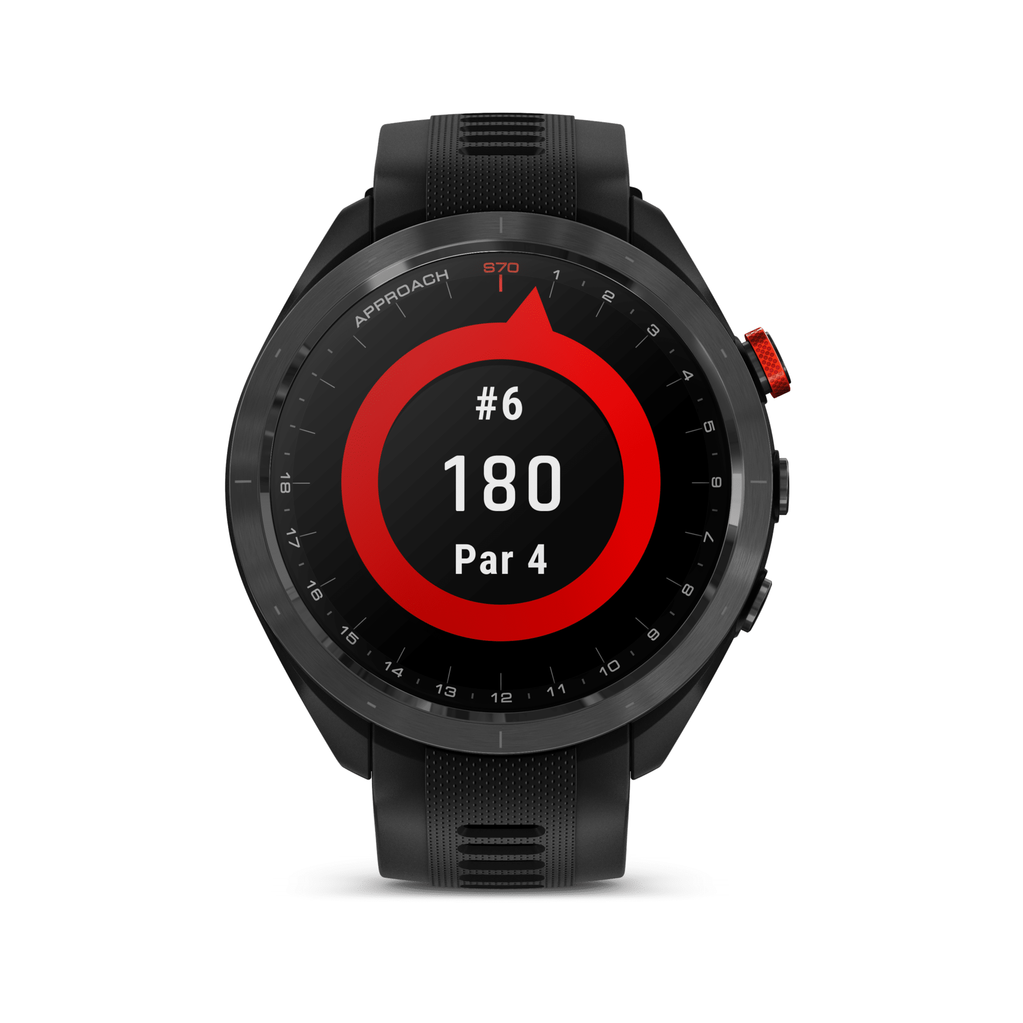 garmin approach s70 amoled 47 mm schwarz – golf & lifestyle / silikonarmband