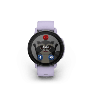 garmin bounce 2 helllila – kinder & kids smartwatch / silikonarmband