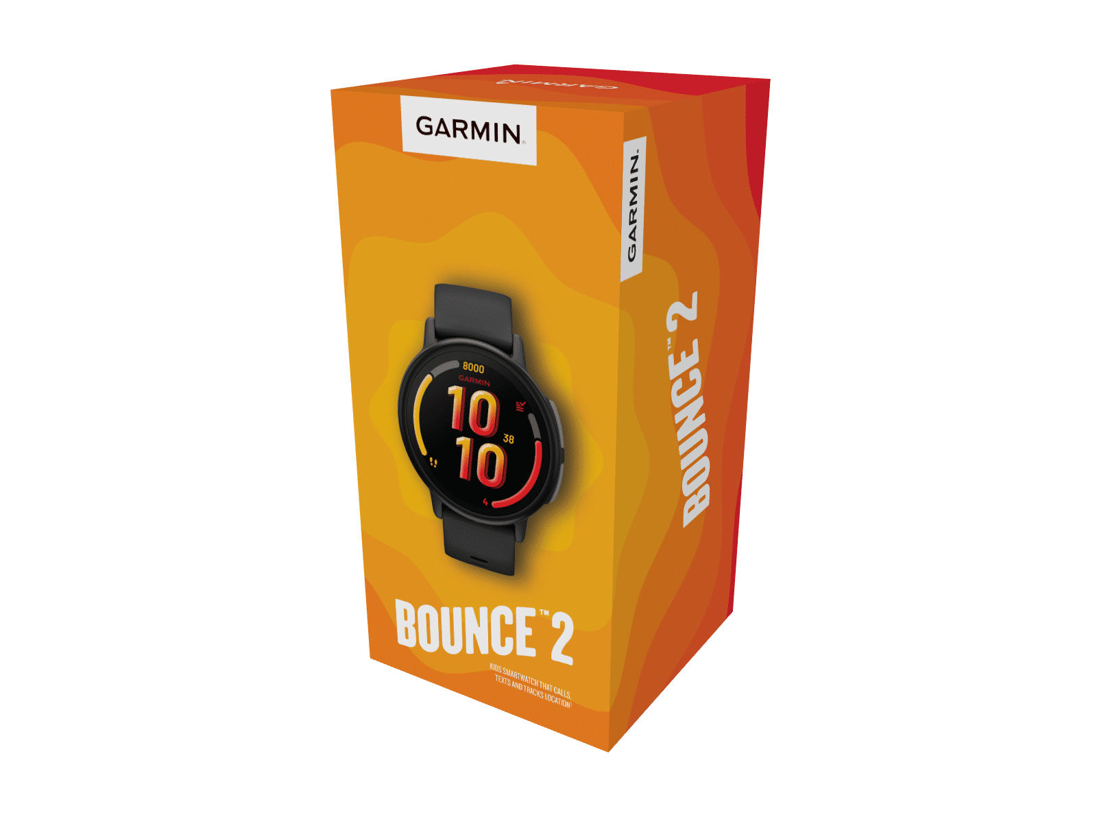 garmin bounce 2 schiefergrau – kinder & kids smartwatch / silikonarmband