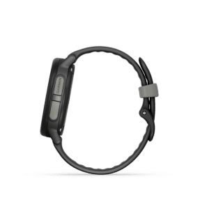 garmin bounce 2 schiefergrau – kinder & kids smartwatch / silikonarmband