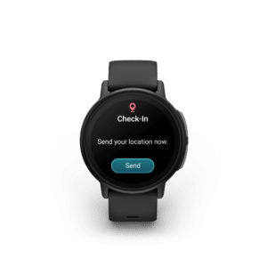 garmin bounce 2 schiefergrau – kinder & kids smartwatch / silikonarmband