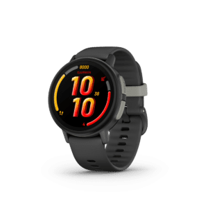 garmin bounce 2 schiefergrau – kinder & kids smartwatch / silikonarmband
