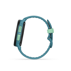 garmin bounce 2 türkis – kinder & kids smartwatch / silikonarmband