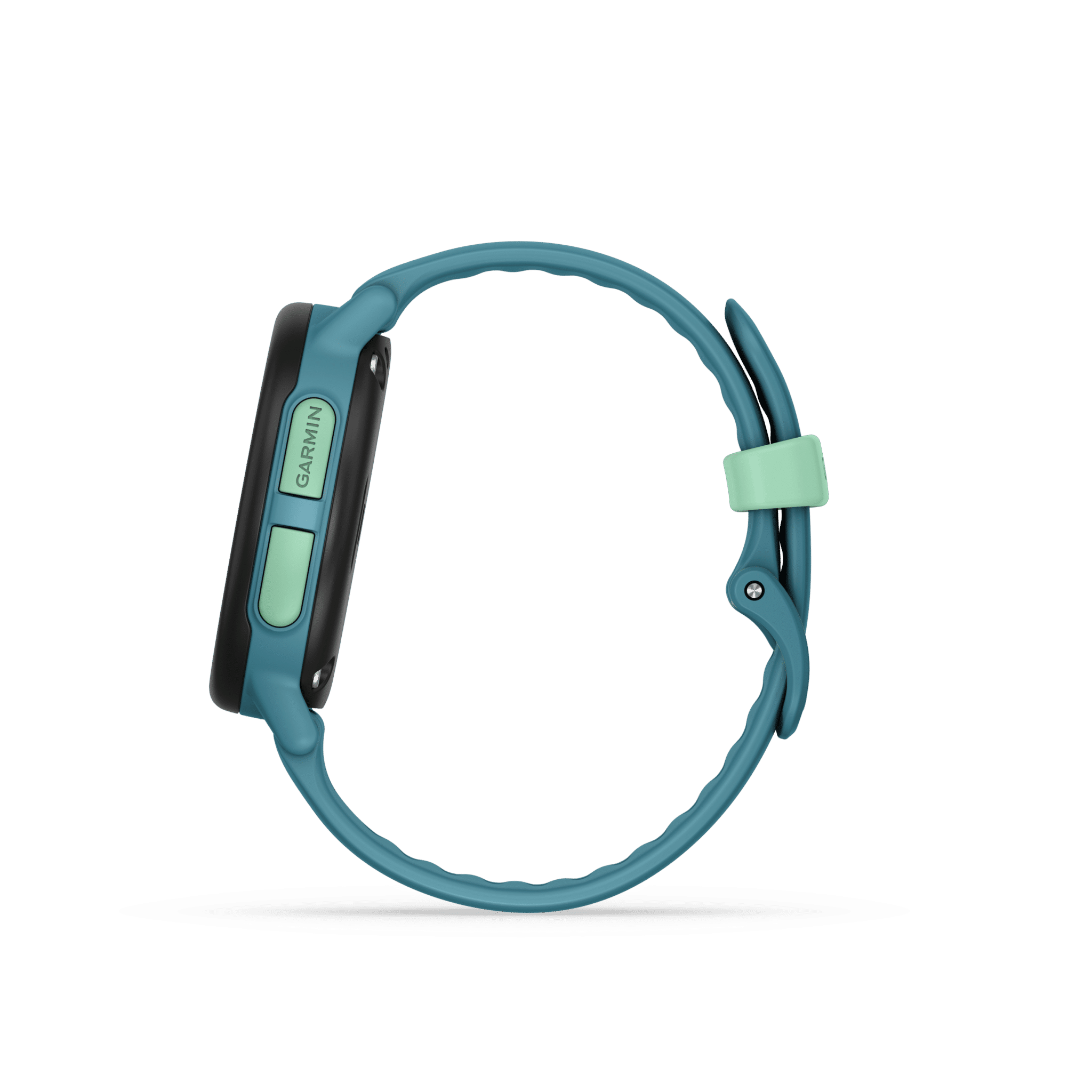garmin bounce 2 türkis – kinder & kids smartwatch / silikonarmband