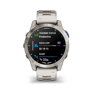 garmin d2 mach 1 amoled 47 mm titan – aviator smartwatch / titanarmband