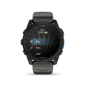 garmin d2 mach 2 amoled 51 mm schwarz – aviator smartwatch / titanarmband