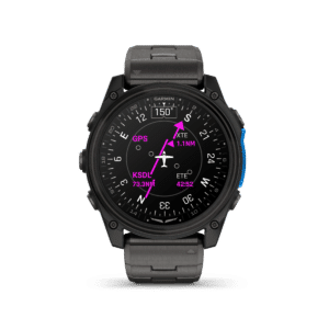 garmin d2 mach 2 amoled 51 mm schwarz – aviator smartwatch / titanarmband