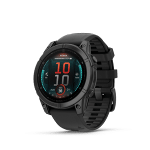 garmin fenix e amoled 47 mm schwarz / schiefergrau – gps multisport smartwatch / silikonarmband