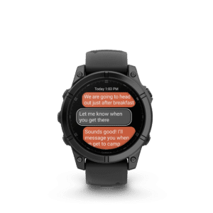 garmin fenix e amoled 47 mm schwarz / schiefergrau – gps multisport smartwatch / silikonarmband