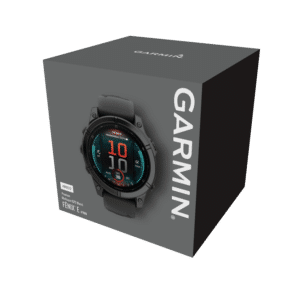 garmin fenix e amoled 47 mm schwarz / schiefergrau – gps multisport smartwatch / silikonarmband