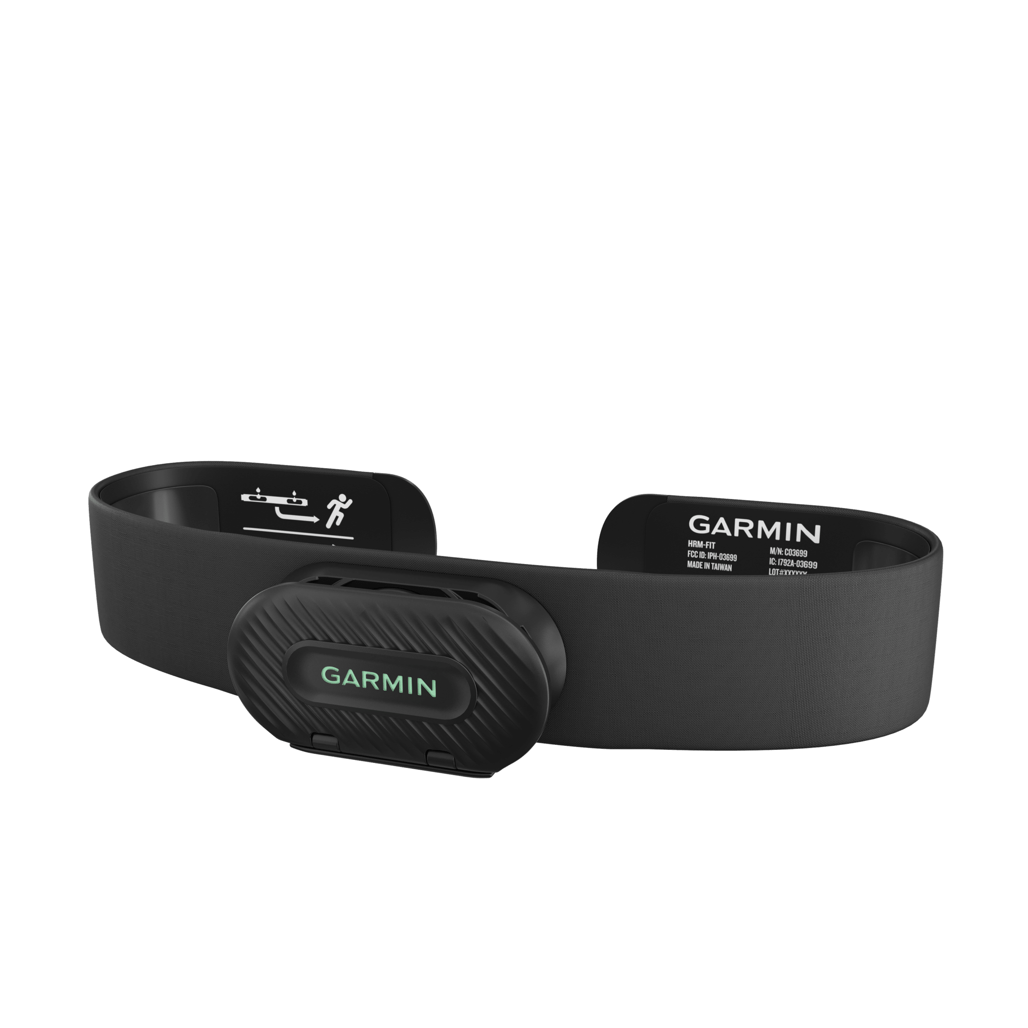 garmin hrm fit – herzfrequenz brustgurt / clip system