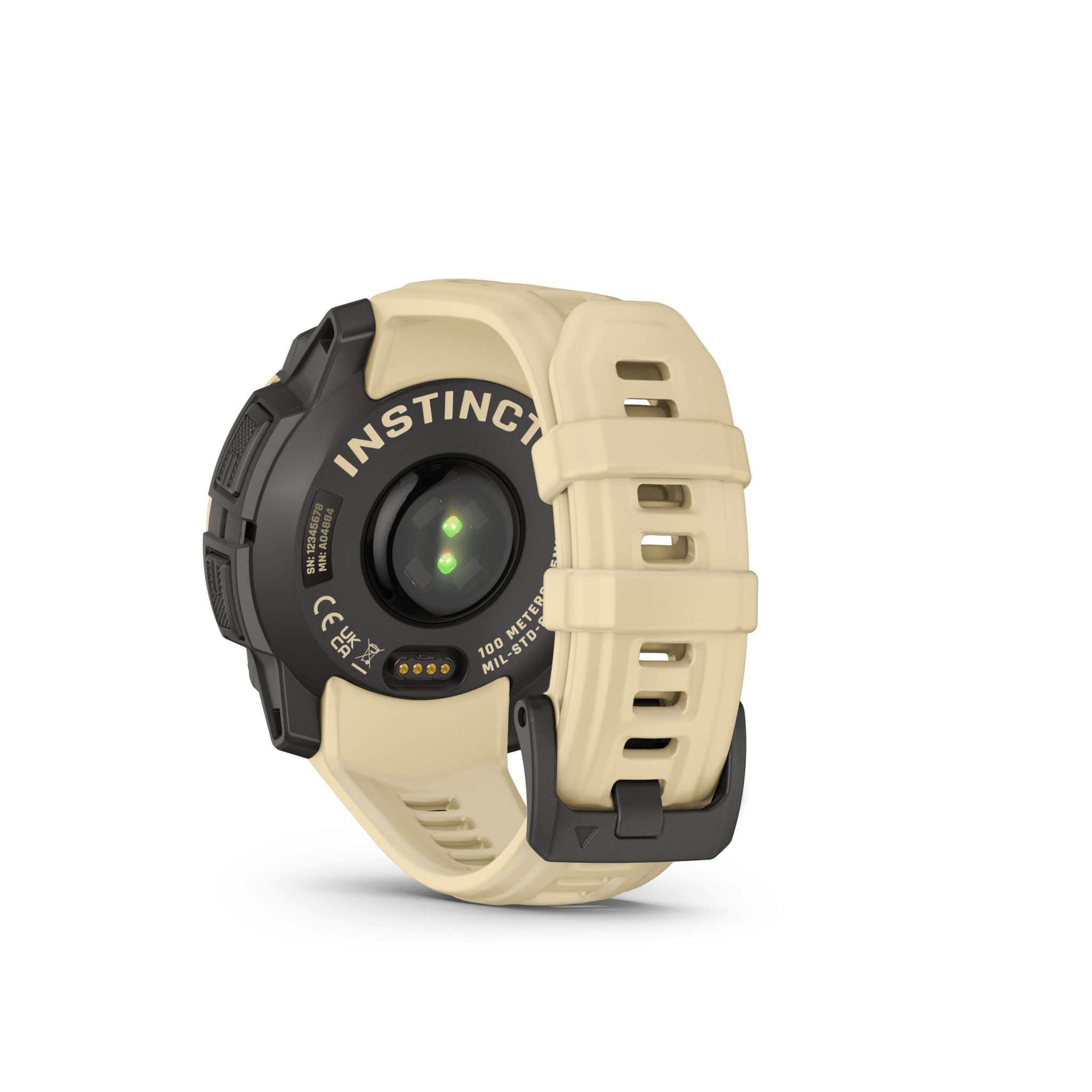 garmin instinct 3 amoled 45 mm grau/citrine – limited edition / multisport & outdoor / silikonarmband