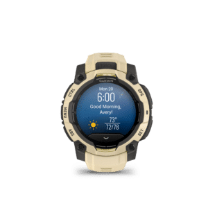 garmin instinct 3 amoled 45 mm grau/citrine – limited edition / multisport & outdoor / silikonarmband