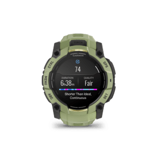 garmin instinct 3 amoled 50 mm kieselgrau / farngrün – limited edition gps outdoor smartwatch / silikonarmband