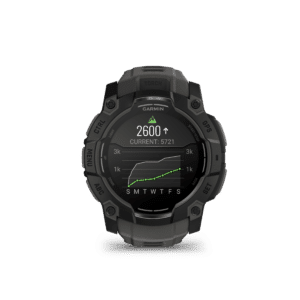garmin instinct 3 amoled 50 mm schwarz / kohle – gps outdoor smartwatch / silikonarmband