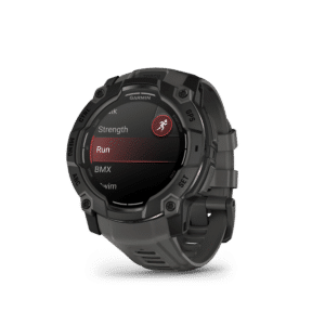 garmin instinct 3 amoled 50 mm schwarz / kohle – gps outdoor smartwatch / silikonarmband