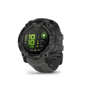 Garmin Instinct 3 AMOLED 50 mm Schwarz / Kohle – GPS-Outdoor-Smartwatch / Silikonarmband