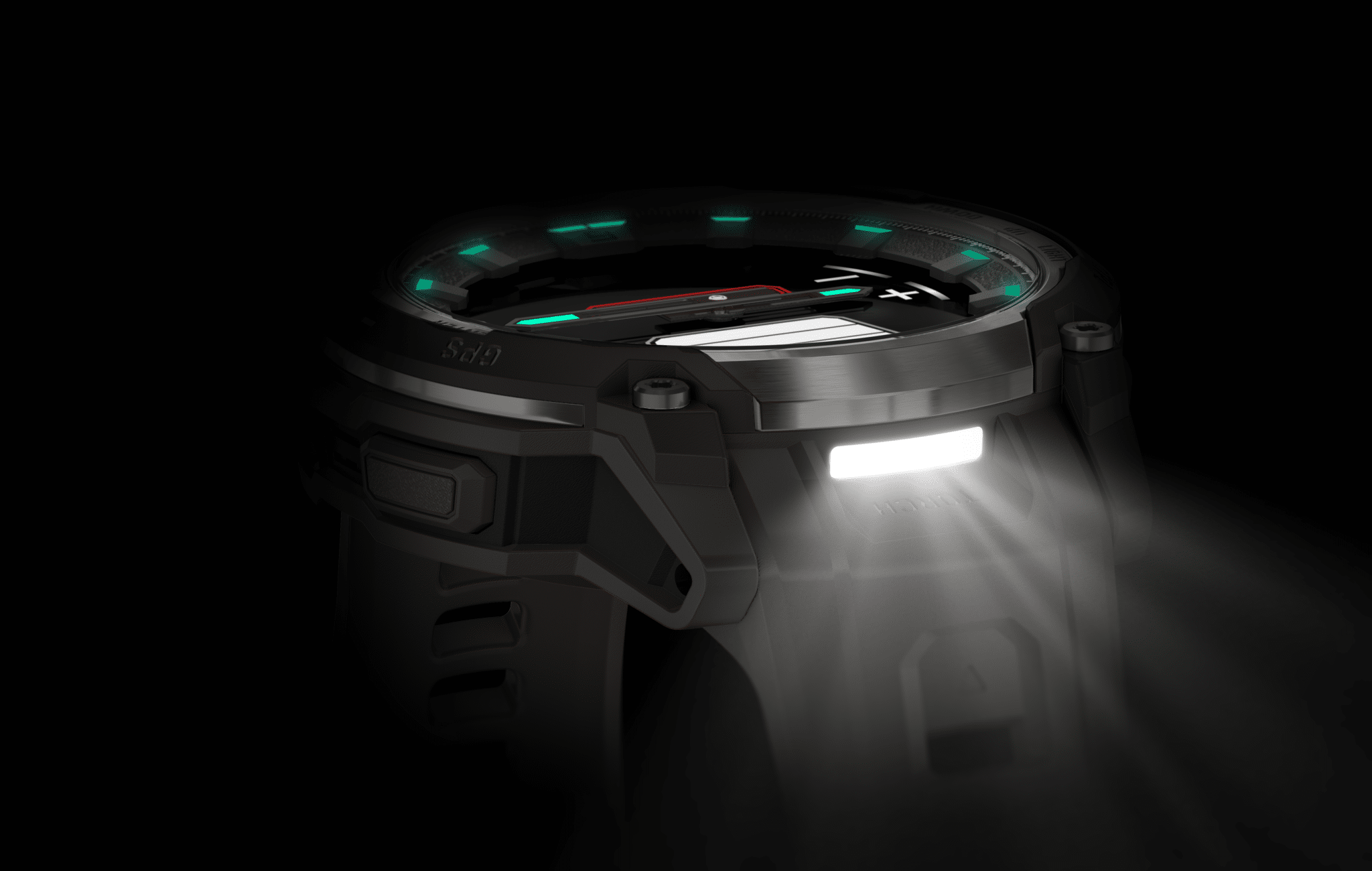 garmin instinct crossover amoled 45 mm anthrazitgrau – hybrid gps outdoor smartwatch / silikonarmband