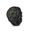garmin instinct crossover amoled 45 mm tactical edition schwarz – hybrid gps outdoor smartwatch / silikonarmband