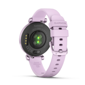 garmin lily 2 35 mm flieder – fitness smartwatch / silikonarmband