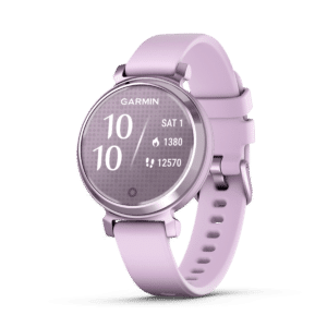 Garmin Lily 2 35 mm Flieder – Fitness-Smartwatch / Silikonarmband