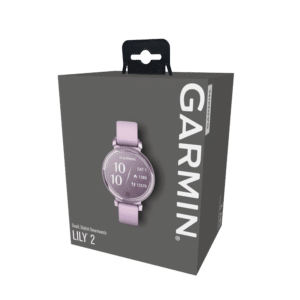 garmin lily 2 35 mm flieder – fitness smartwatch / silikonarmband
