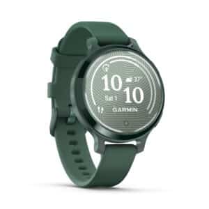 garmin lily 2 active 38 mm jaspisgrün – gps fitness smartwatch / silikonarmband
