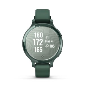 garmin lily 2 active 38 mm jaspisgrün – gps fitness smartwatch / silikonarmband