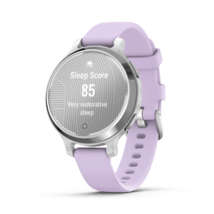 garmin lily 2 active 38 mm silber – gps fitness smartwatch / silikonarmband