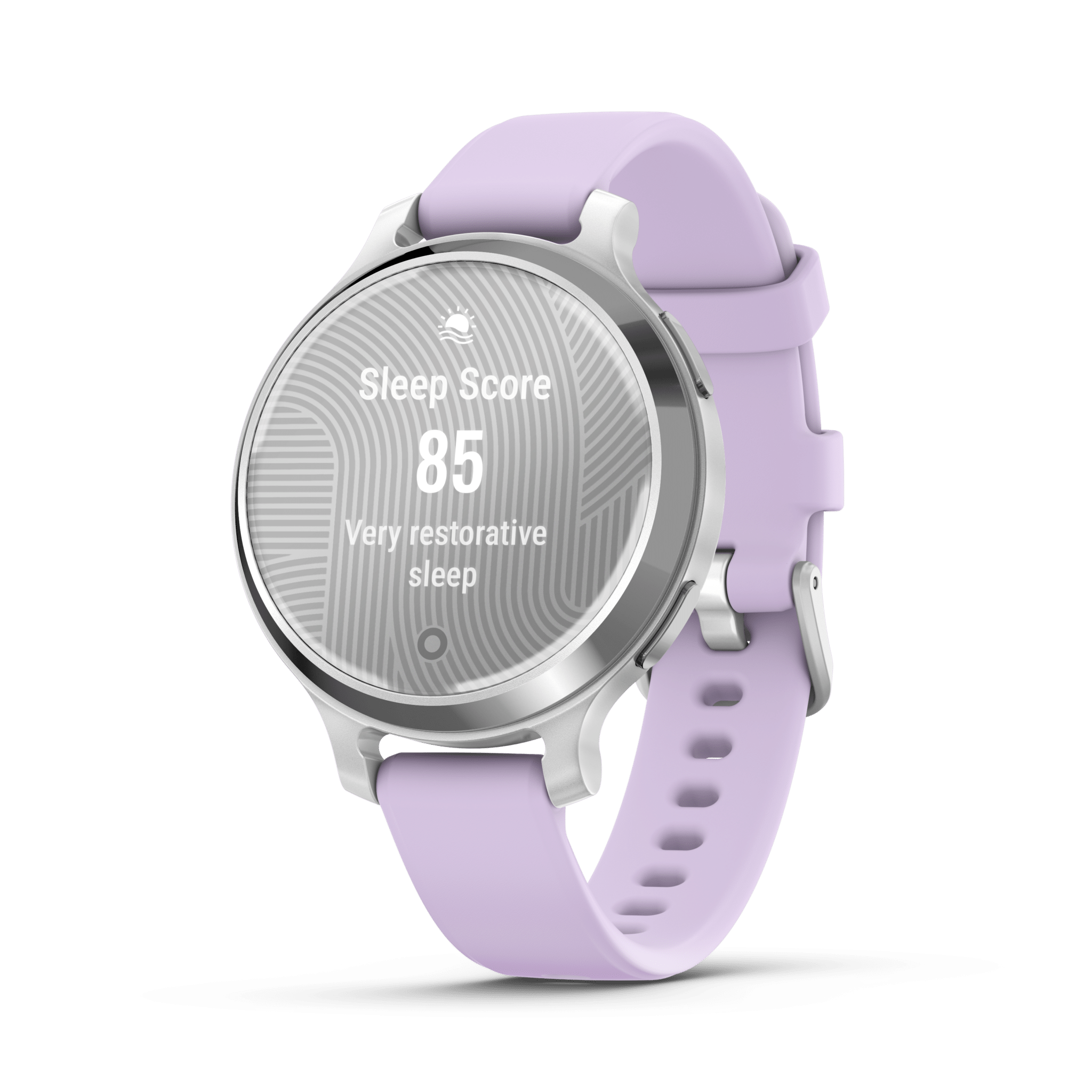 garmin lily 2 active 38 mm silber – gps fitness smartwatch / silikonarmband