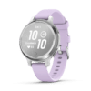 garmin lily 2 active 38 mm silber – gps fitness smartwatch / silikonarmband