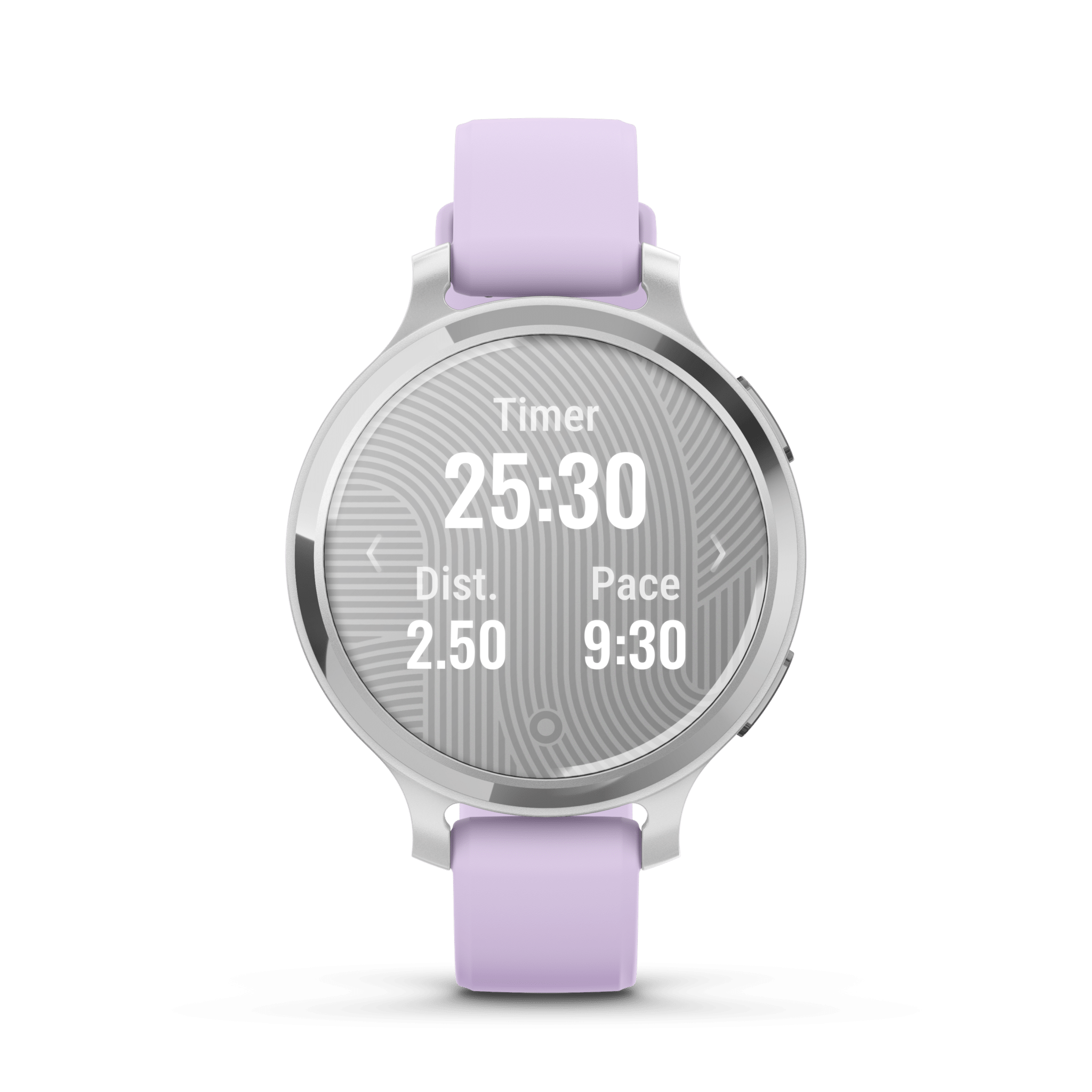 garmin lily 2 active 38 mm silber – gps fitness smartwatch / silikonarmband