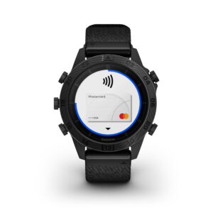 garmin marq commander (gen 2) amoled 46 mm schwarz carbon edition – tool watch / fused carbon fiber & nylonarmband