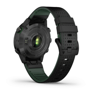 garmin marq golfer (gen 2) amoled 46 mm grün carbon edition – tool watch / fused carbon fiber & nylonarmband