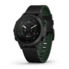 garmin marq golfer (gen 2) amoled 46 mm grün carbon edition – tool watch / fused carbon fiber & nylonarmband