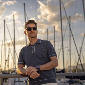 garmin quatix 8 amoled 47 mm blau – maritim & wassersport