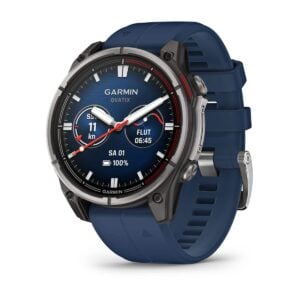 garmin quatix 8 amoled 47 mm blau – maritim & wassersport