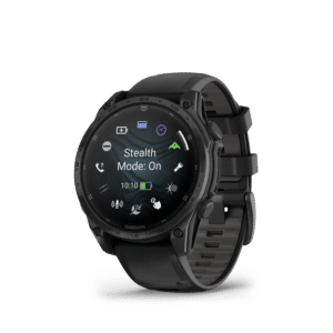 garmin tactix 8 amoled 47 mm schwarz – taktische gps smartwatch / silikonarmband