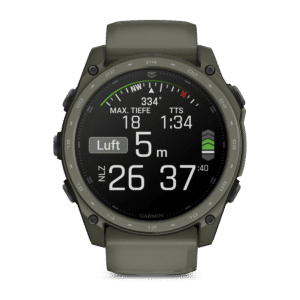 garmin tactix 8 amoled 51 mm olivgrün cerakote – taktische gps smartwatch / silikonarmband