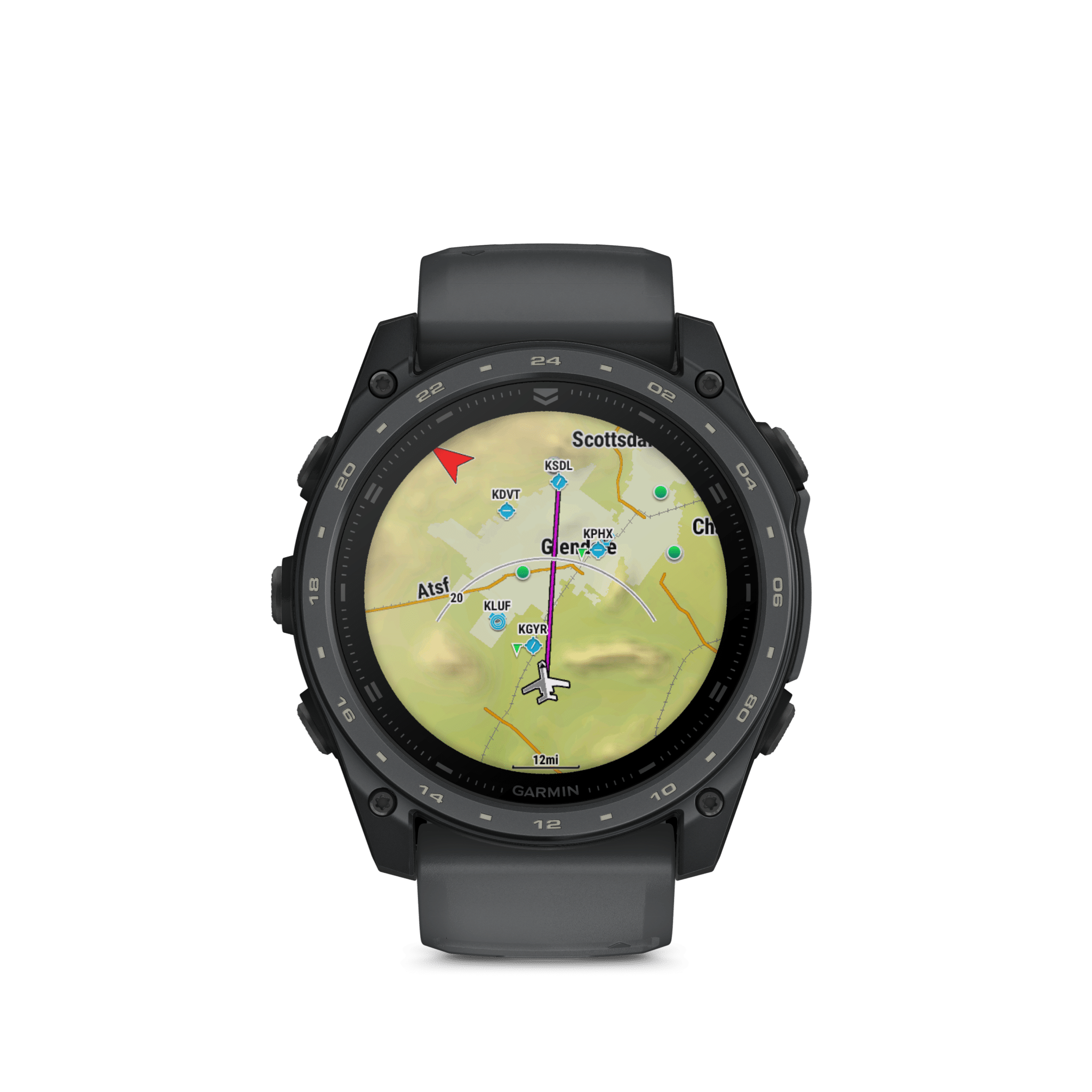 garmin tactix 8 amoled 51 mm schiefergrau cerakote – taktische gps smartwatch / silikonarmband