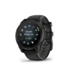 garmin tactix 8 amoled 51 mm schwarz – taktische gps smartwatch / silikonarmband