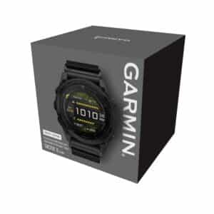 garmin tactix 8 amoled 51 mm schwarz – taktische gps smartwatch / silikonarmband