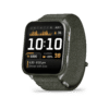 garmin venu x1 amoled 45 mm moosgrün – gps fitness smartwatch / nylonarmband