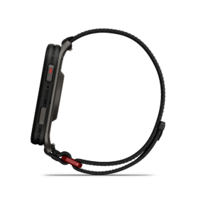 garmin venu x1 amoled 45 mm schwarz – gps fitness smartwatch / nylonarmband