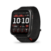 garmin venu x1 amoled 45 mm schwarz – gps fitness smartwatch / nylonarmband